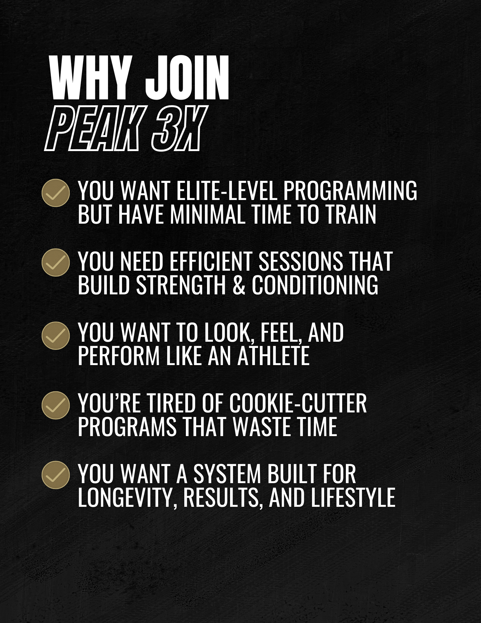 PEAK 3X sample slide 2